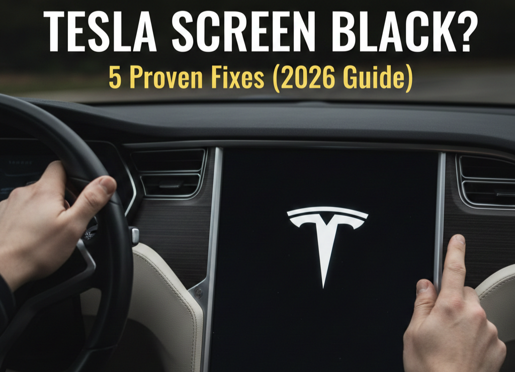 Tesla Model S Screen Black Problem: Causes & Fixes (Complete Guide)