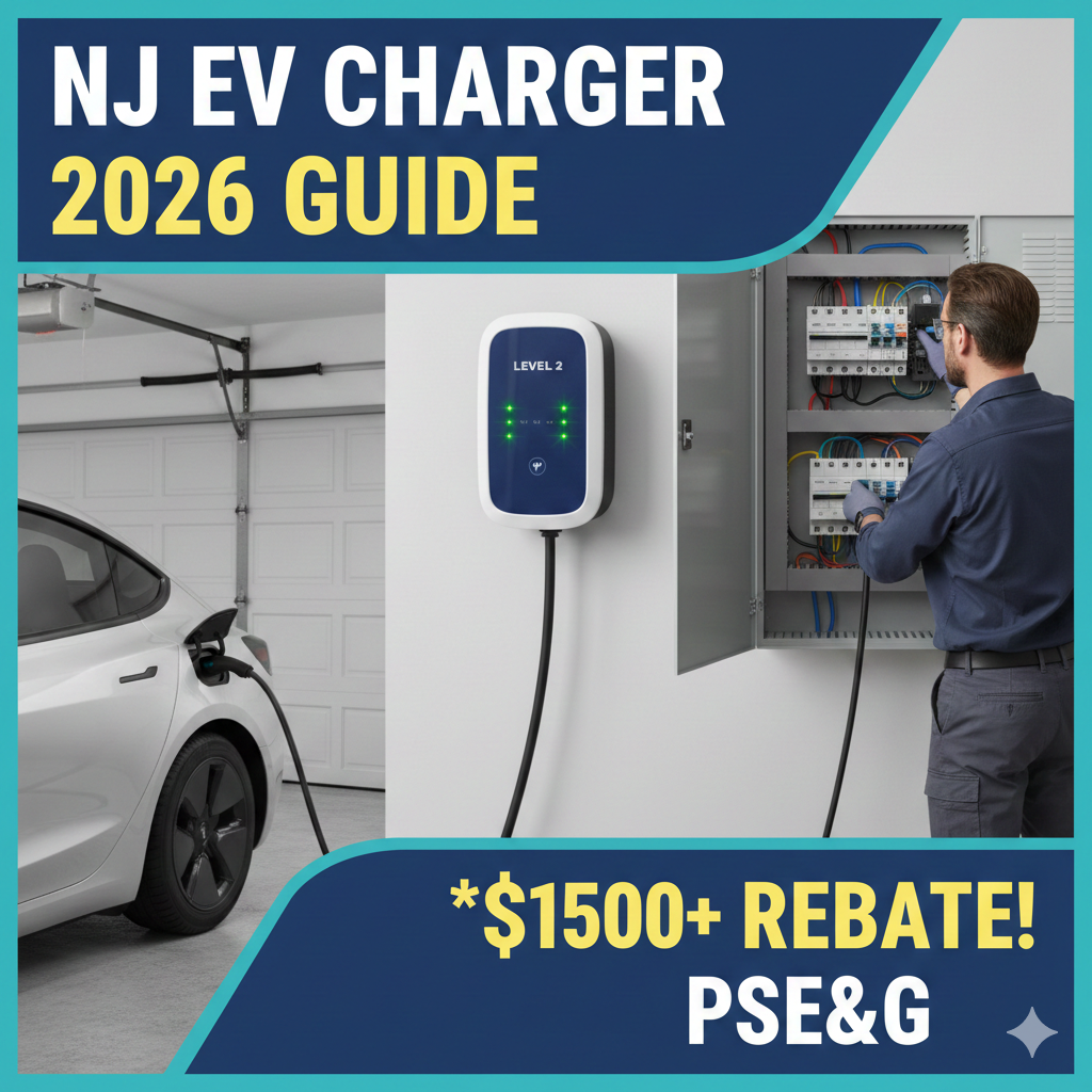 How to Install a Level 2 EV Charger at Home: 2026 Guide for New Jersey Residents (PSE&G Rebates)