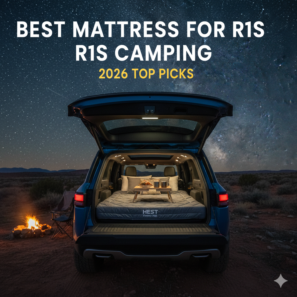 Best Mattress for Rivian R1S Camping: Top Picks for 2026