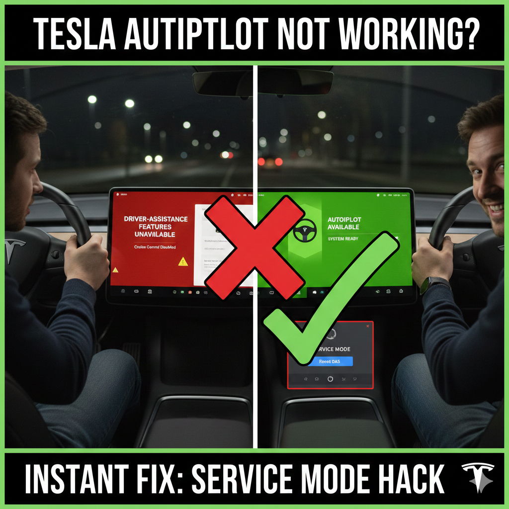 Tesla Autopilot Not Working? How to Reset DAS via Service Mode (Fast Fix)