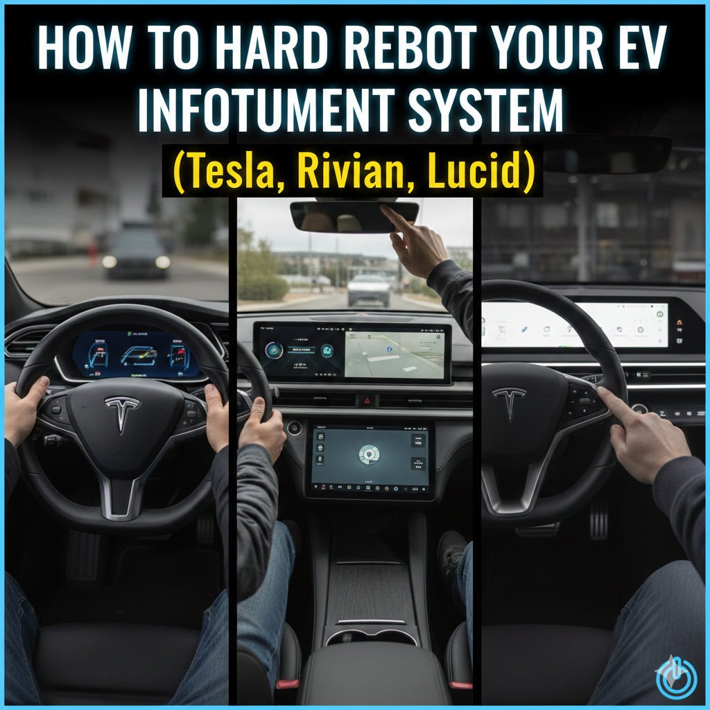 How to Hard Reboot Your EV Infotainment System (Tesla, Rivian, Lucid)